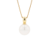 18KG 11.9mm Natural Color South Sea White Pearl Choker Necklace