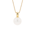 18KG 11.9mm Natural Color South Sea White Pearl Choker Necklace