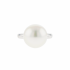 18KG 12.4mm Natural Color South Sea White Pearl Ring