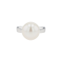 18KG 11.5mm Natural Color South Sea White Pearl Ring