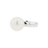 18KG 11.5mm Natural Color South Sea White Pearl Ring