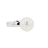 18KG 11.5mm Natural Color South Sea White Pearl Ring