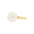 18KG 11.5mm Natural Color South Sea White Pearl Ring