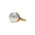 18KG 12.2mm Natural Color South Sea White Pearl Ring