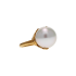 18KG 12.2mm Natural Color South Sea White Pearl Ring