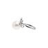 14KG 11.1X11.6mm Natural Color South Sea White Pearl and Shell Ring