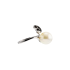 14KG 10.0mm Natural Color South Sea White Pearl and Shell Ring