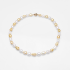 14KG 8.0x8.4-9.1x14.2mm Natural Color South Sea Keshi Pearl Necklace