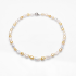 14KG 7.3-8.7X14.5mm Natural Color South Sea Keshi Pearl Necklace