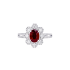 18KG 1.02ct Natural Unheated Mozambique Vivid Pigeon's Blood Red Ruby Diamond Ring/Pendant AIGS