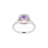 18KG 1.01ct Natural Unheated Sri Lanka Vivid Violet Sapphire Diamond Ring TGL