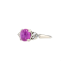 14KG 1.50ct+ Natural Unheated Burma Pink Star Sapphire Diamond Ring