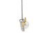 18K Solid Gold Akoya Pearl TAURUS Pendant