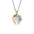 18K Solid Gold Akoya Pearl GEMINI Pendant