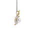 18K Solid Gold Akoya Pearl Natural Ruby CANCER Pendant