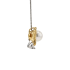 18K Solid Gold Akoya Pearl LEO Pendant