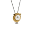 18K Solid Gold Akoya Pearl LEO Pendant