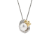 18K Solid Gold Akoya Pearl Natural Diamond VIRGO Pendant