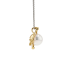 18K Solid Gold Akoya Pearl Natural Diamond SAGITTARIUS Pendant